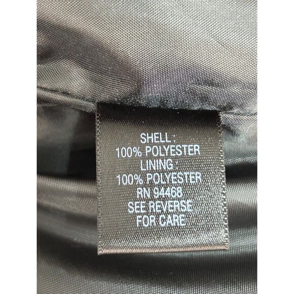 Croft and Barrow Coat Womens Size M Black Double Breasted Peacoat Winter Casual - Picture 8 of 12